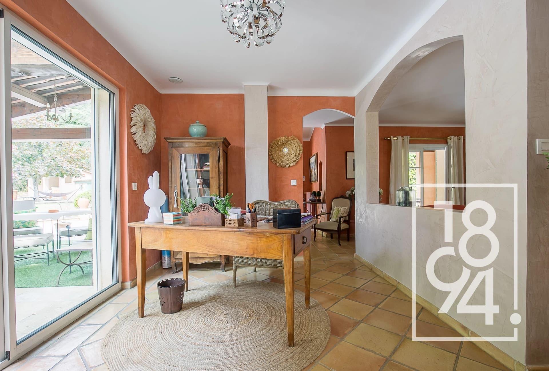 Villa provençale et ses dépendances aux Pinchinats, à Aix-en-Provence