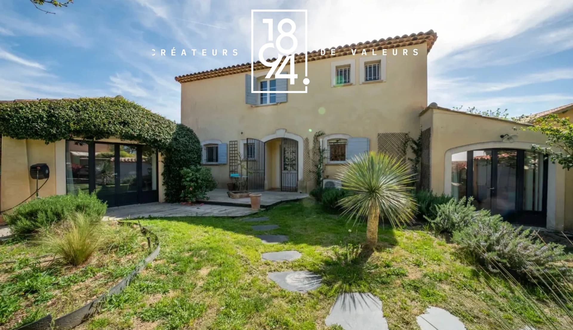 Bastide contemporaine avec piscine chauffée, à Bouc-Bel-Air