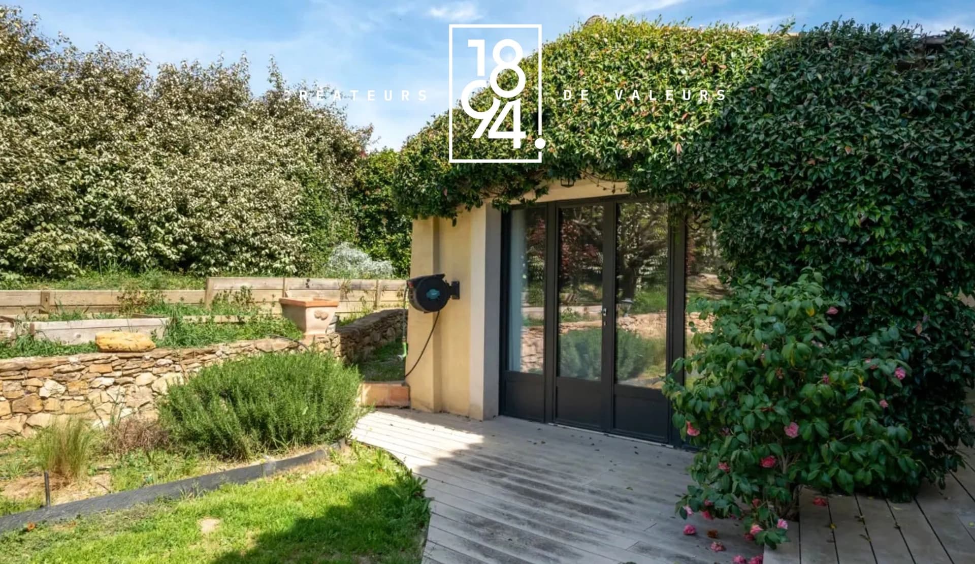 Bastide contemporaine avec piscine chauffée, à Bouc-Bel-Air