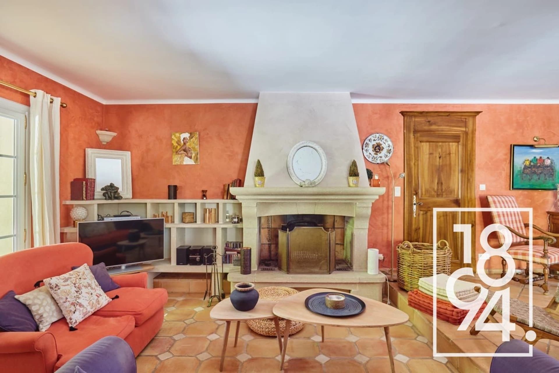 Villa provençale et ses dépendances aux Pinchinats, à Aix-en-Provence