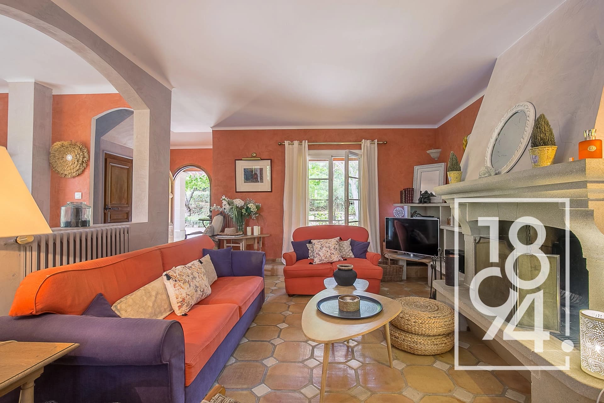 Villa provençale et ses dépendances aux Pinchinats, à Aix-en-Provence