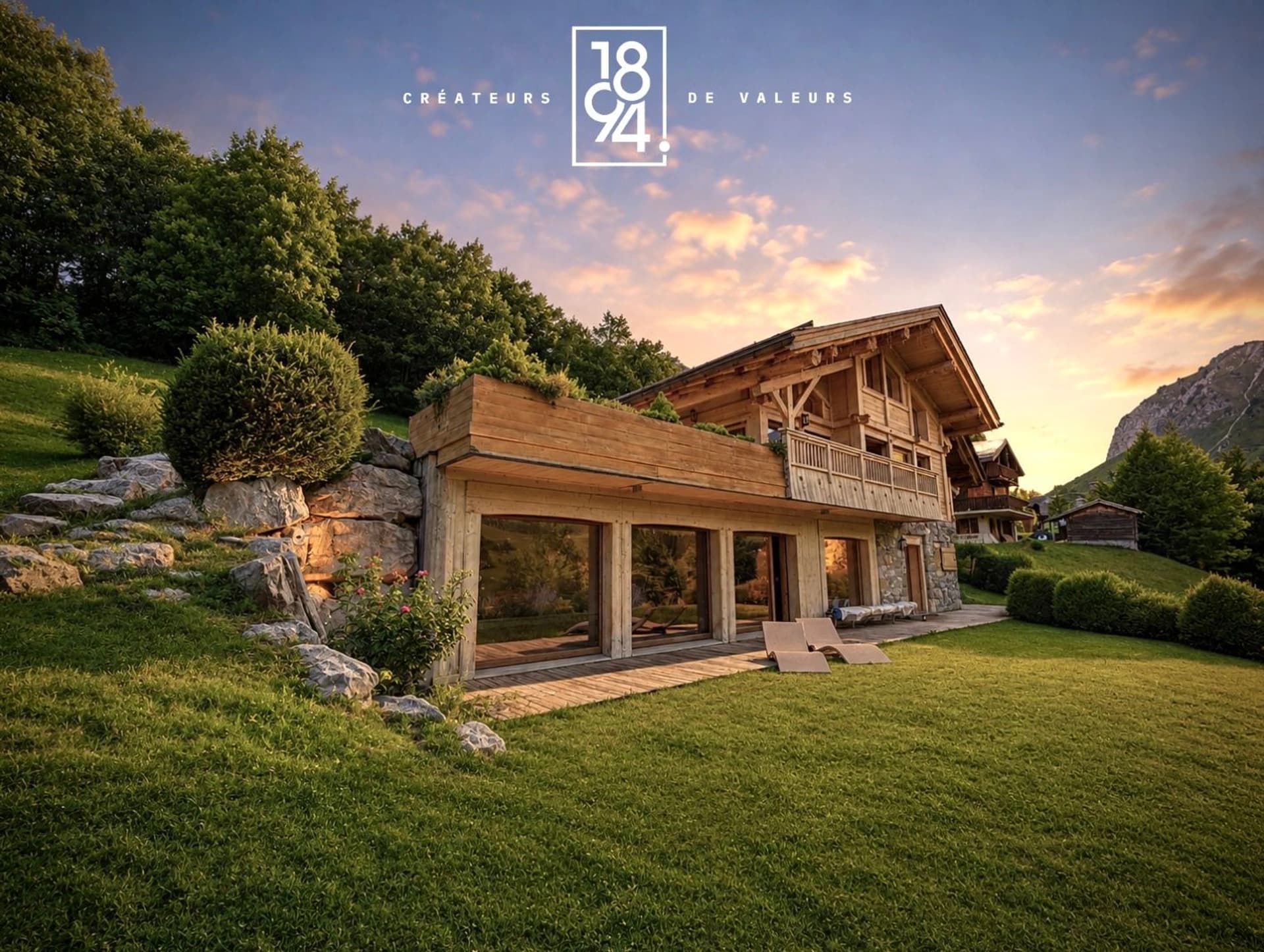 Chalet d'exception au Grand-Bornand, piscine intérieure et vue sur les Aravis