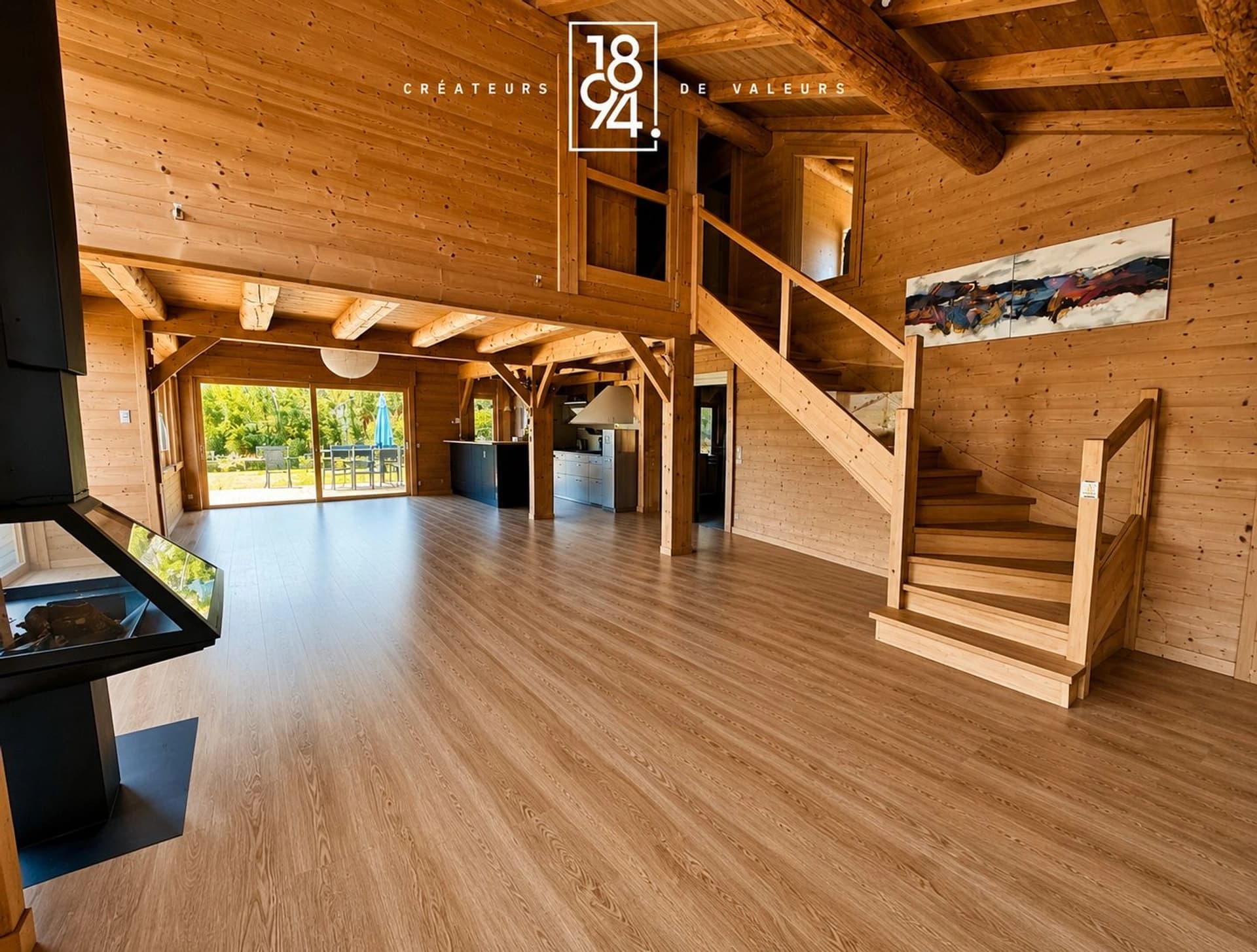 Chalet d'exception au Grand-Bornand, piscine intérieure et vue sur les Aravis